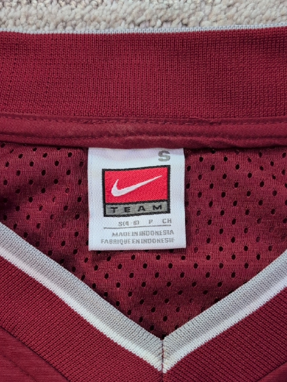Nike Crimson Oklahoma Sooners V-Neck Pullover - Picture 3 of 5